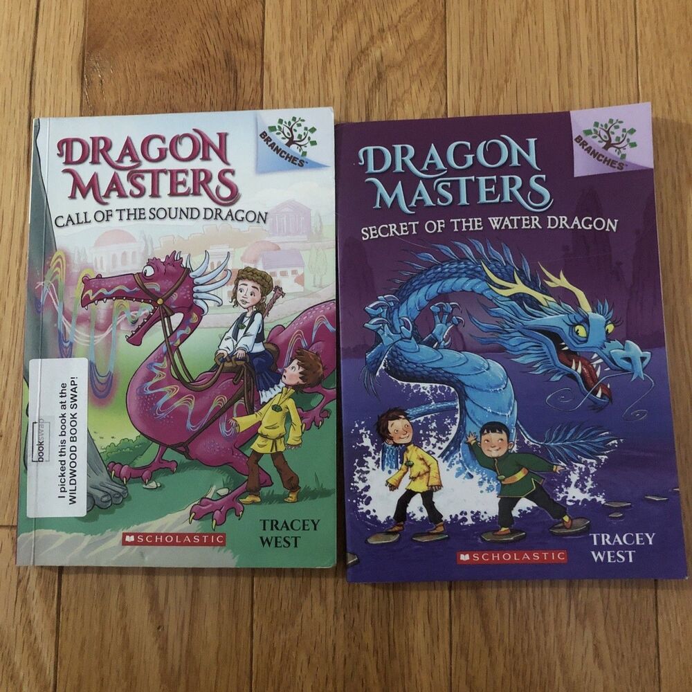 Dragon Masters by Tracey West Lot of 2 Childrens Book Paperback